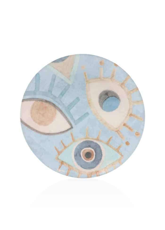 Dinner Plate, New Ceramic, Amulet, Set of 6, 26 cm