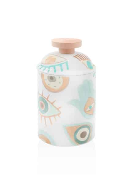 1.2 Lt. Spice Jar, New Ceramic, Amulet