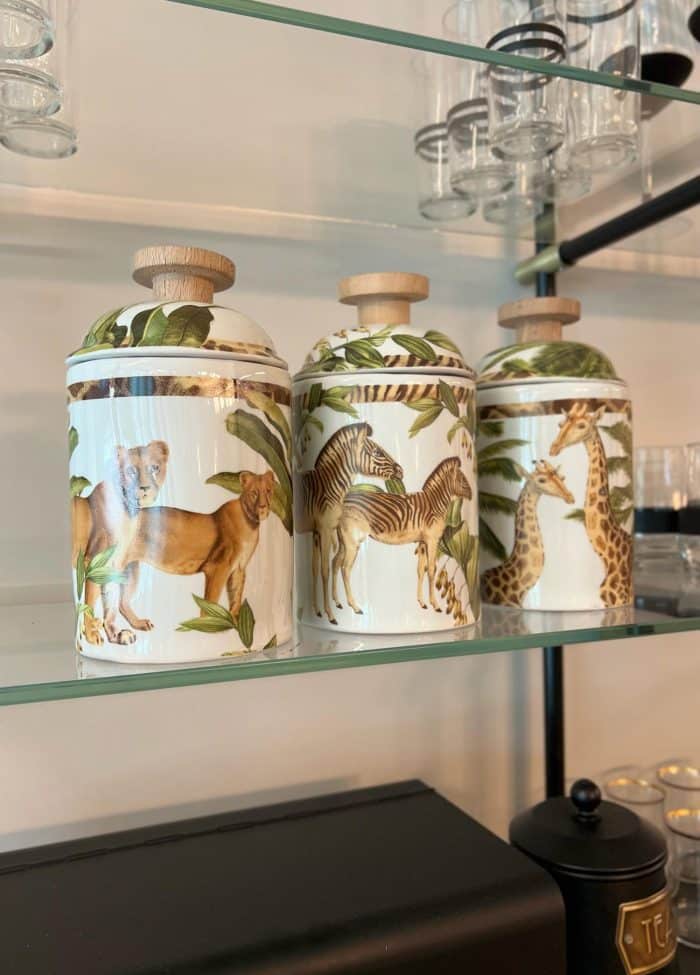 1.2 Lt. Lion Spice Jar, Bone Porcelain, Monreve