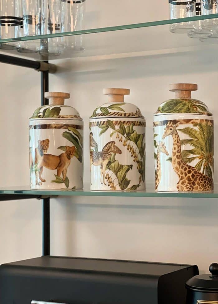 1.2 Lt. Lion Spice Jar, Bone Porcelain, Monreve