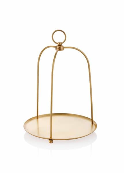 Serving Tray, Pure Brass, Brass, 21 cm