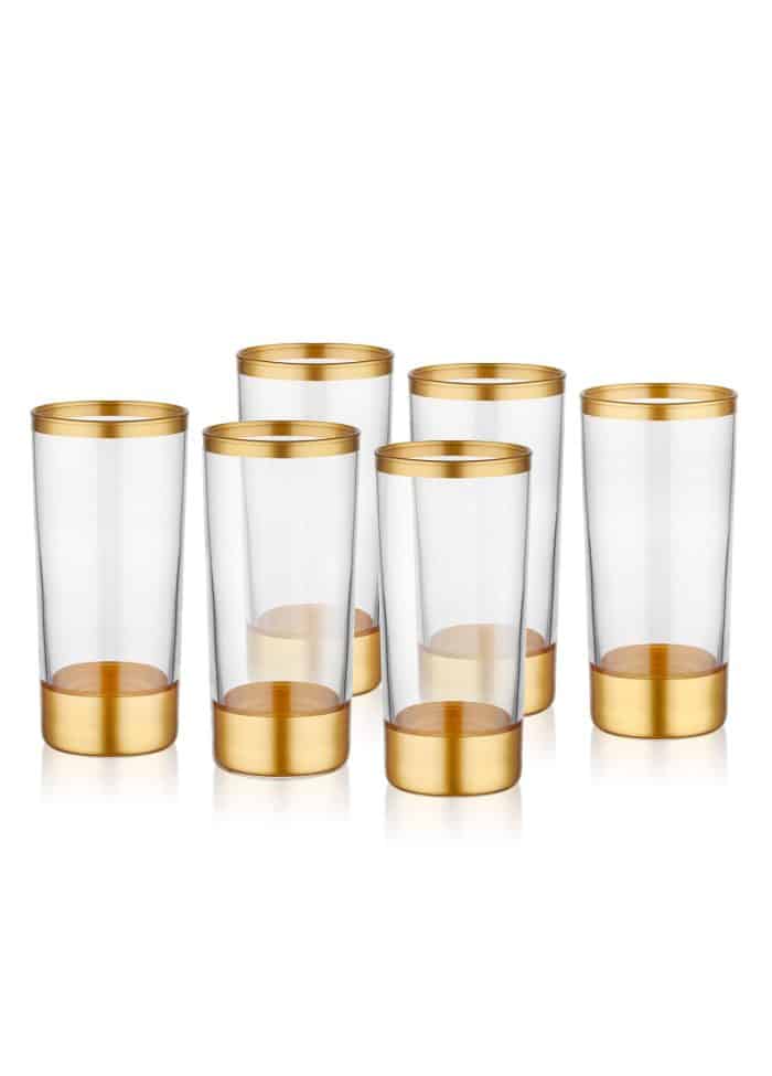 Raki Glass, Glam, Set of 6, Gold