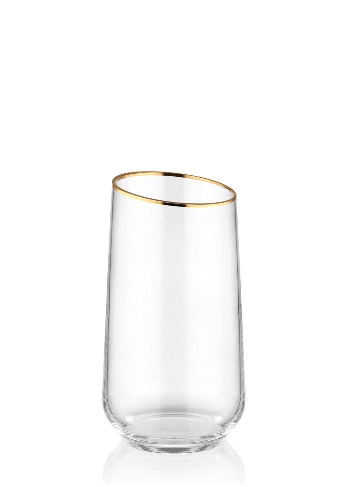 Wine Glass, Gina, Set of 6, Gold