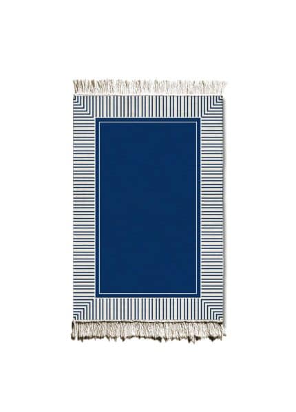 Double-Sided Rug, Cotton & Polyester Blend, 60x90 cm