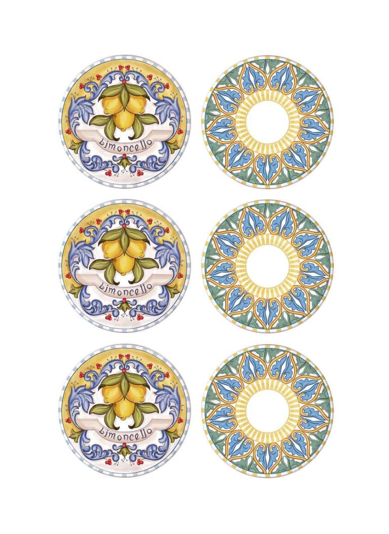 Dessert Plate, New Ceramic, Limoncello, Set of 6, 19 cm