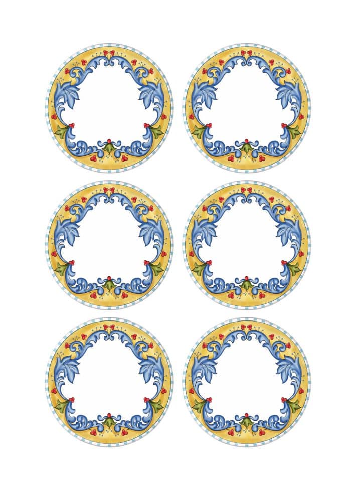 Dinner Plate, New Ceramic, Limoncello, Set of 6, 26 cm