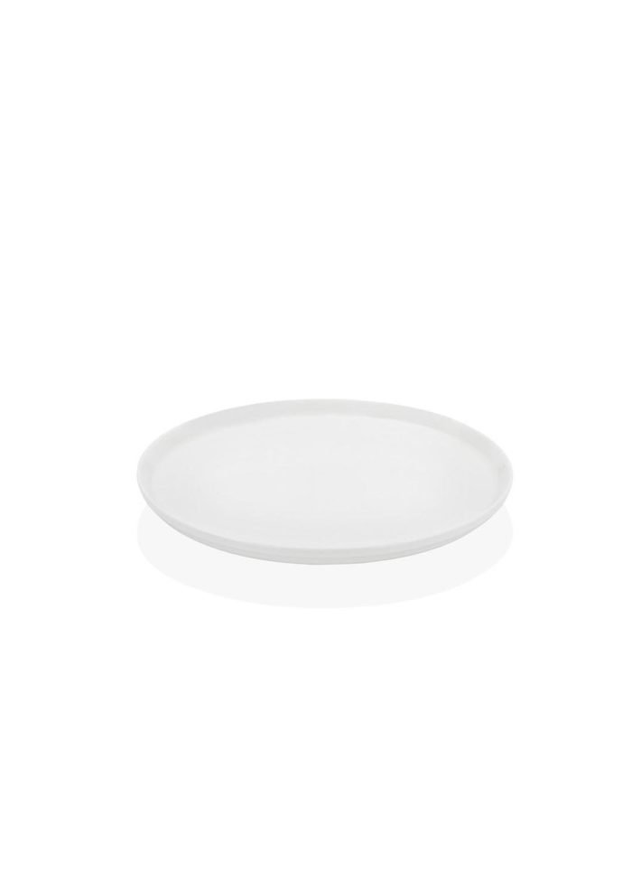 Dessert Plate, Bone Porcelain, Luz, Set of 6, 19 cm, White