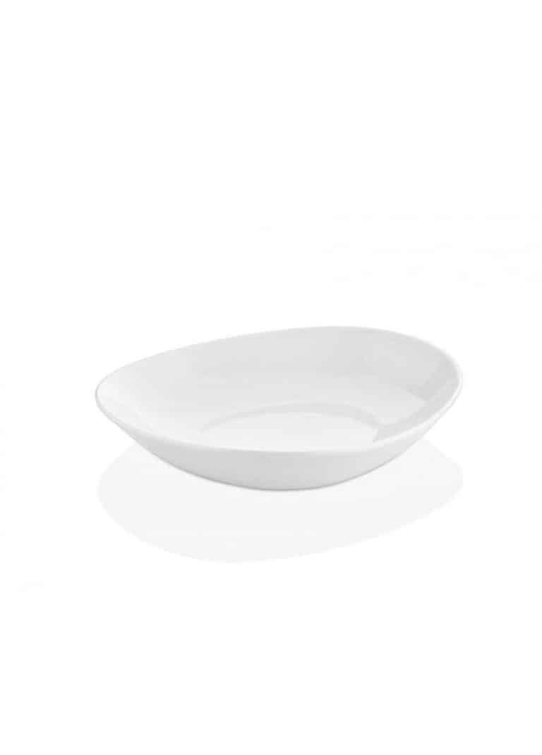 Soup Medium Bowl, Bone Porcelain, Luz, 18 cm, White