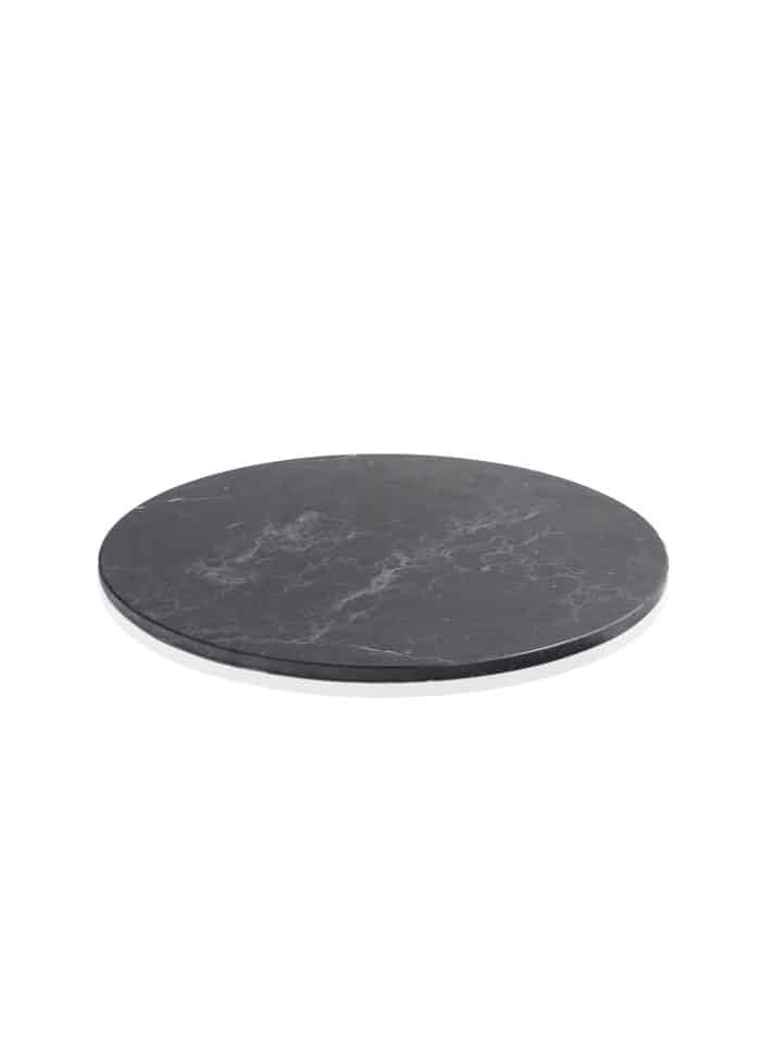 Serving Tray, Marble, Marbre, 30 cm, Black