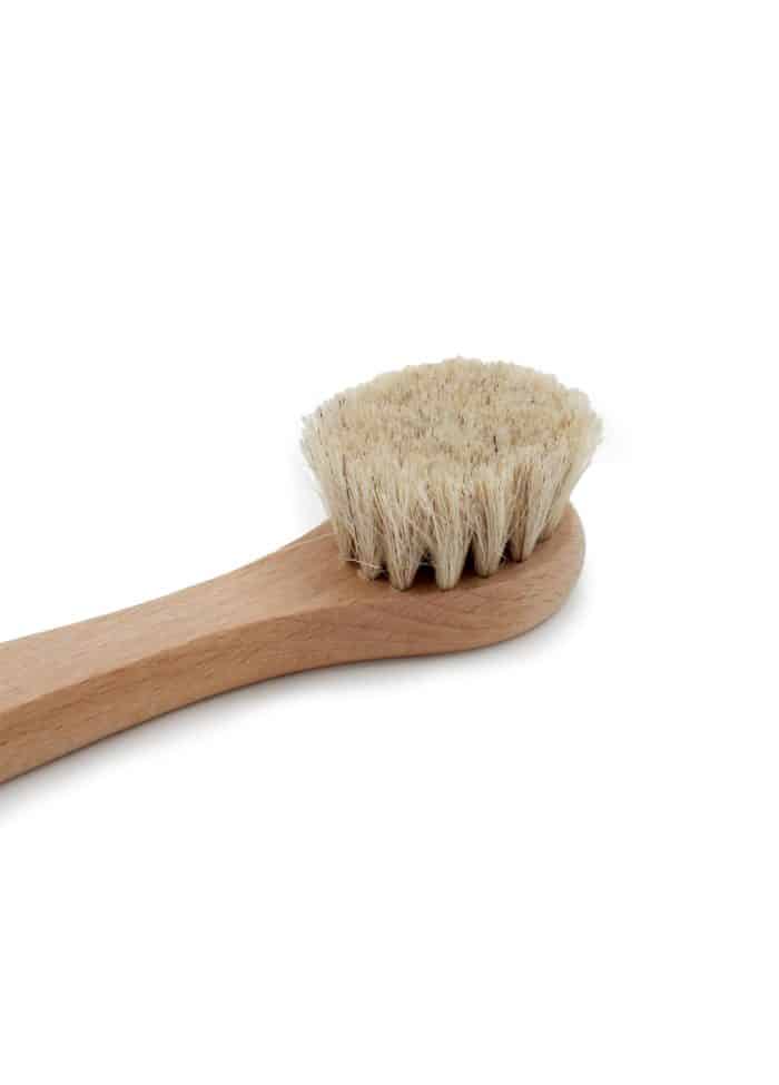 Skin Brush, Goat Hair, 100% Natural