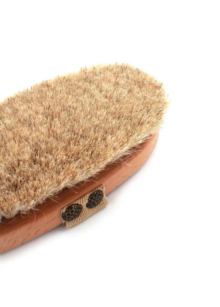 Body Scrubbing Brush, Goat Hair, 100% Natural