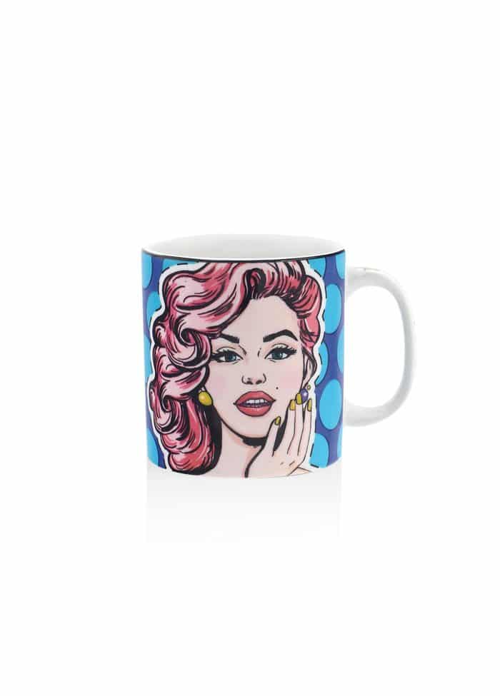 Like Mug, Porcelain, Pop Art