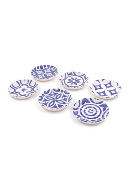 Dessert Plate, Ceramic, Riviera, Set of 6, 10 cm