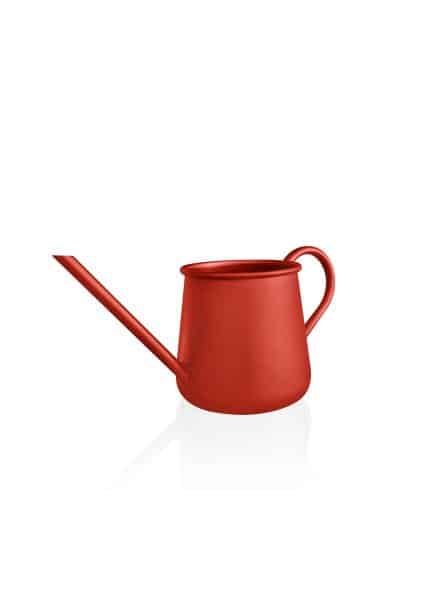 1.2 Lt. Watering Can, Galvanized Steel, Red