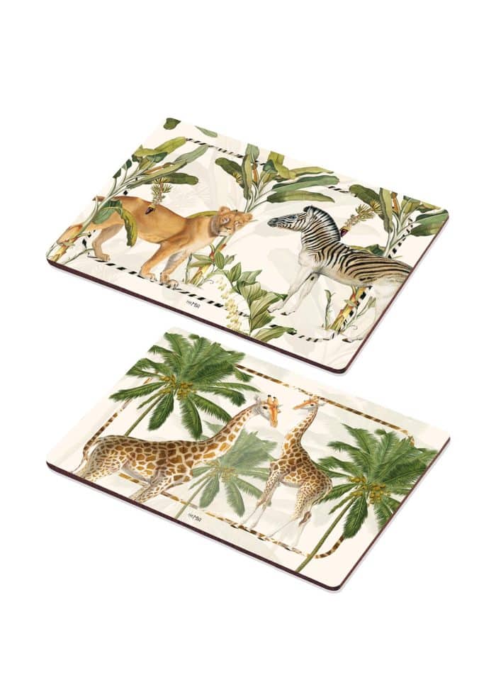 Place mat, Wood, Monreve, Set of 4