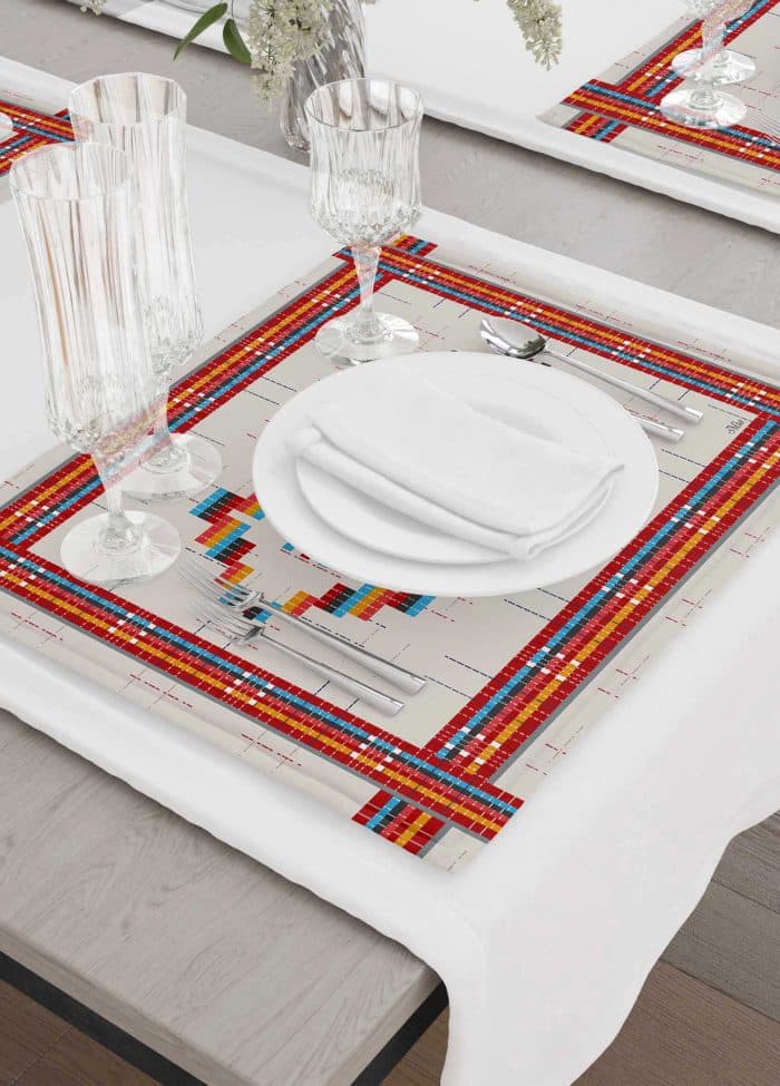 Place mat, Polyester Fabric