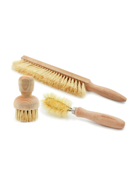 Brush Set of 3, Tampico Fiber, 100% Natural